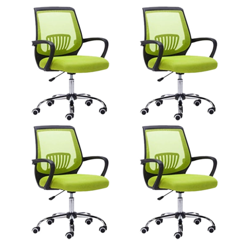 Vaste armen moderne bureaustoel Swivel Lumbar Support Bureau voorzitter