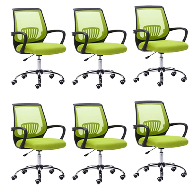 Vaste armen moderne bureaustoel Swivel Lumbar Support Bureau voorzitter