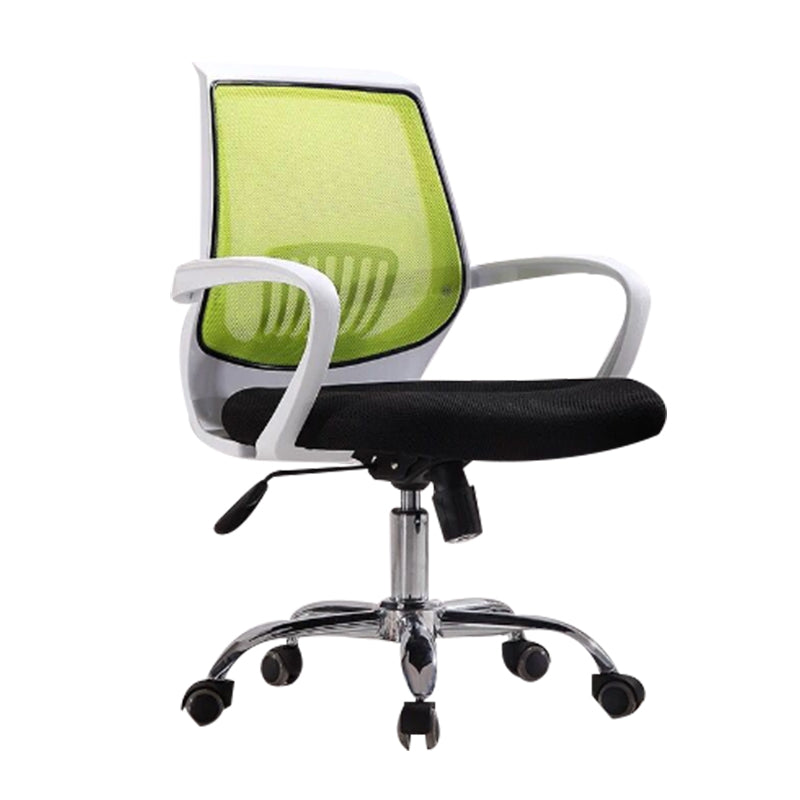 Vaste armen moderne bureaustoel Swivel Lumbar Support Bureau voorzitter