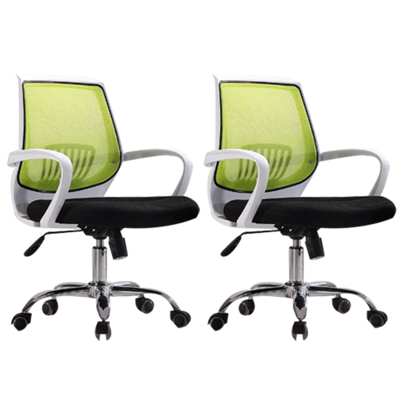 Vaste armen moderne bureaustoel Swivel Lumbar Support Bureau voorzitter