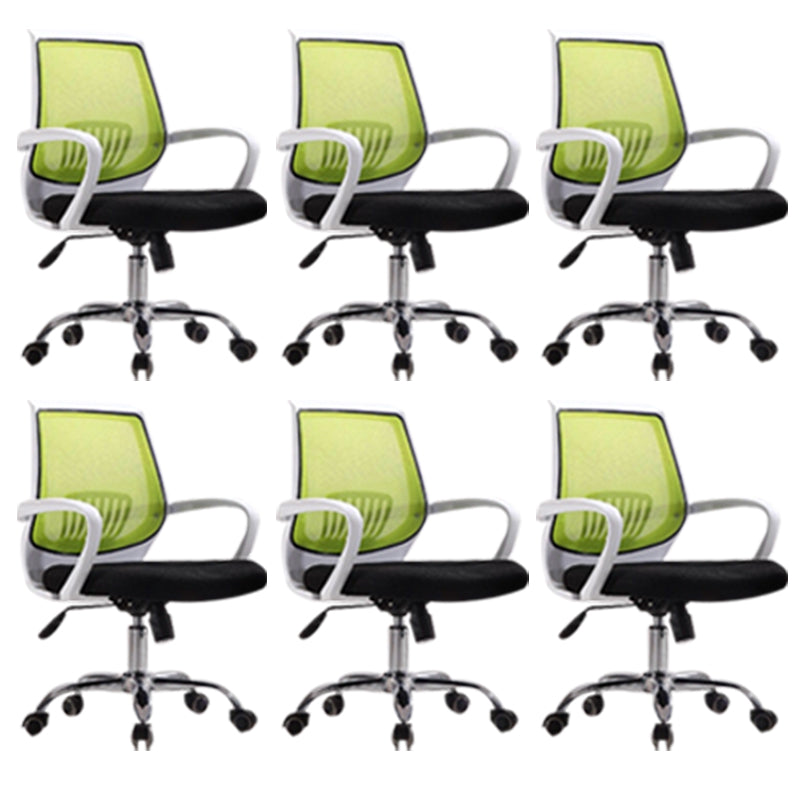 Vaste armen moderne bureaustoel Swivel Lumbar Support Bureau voorzitter