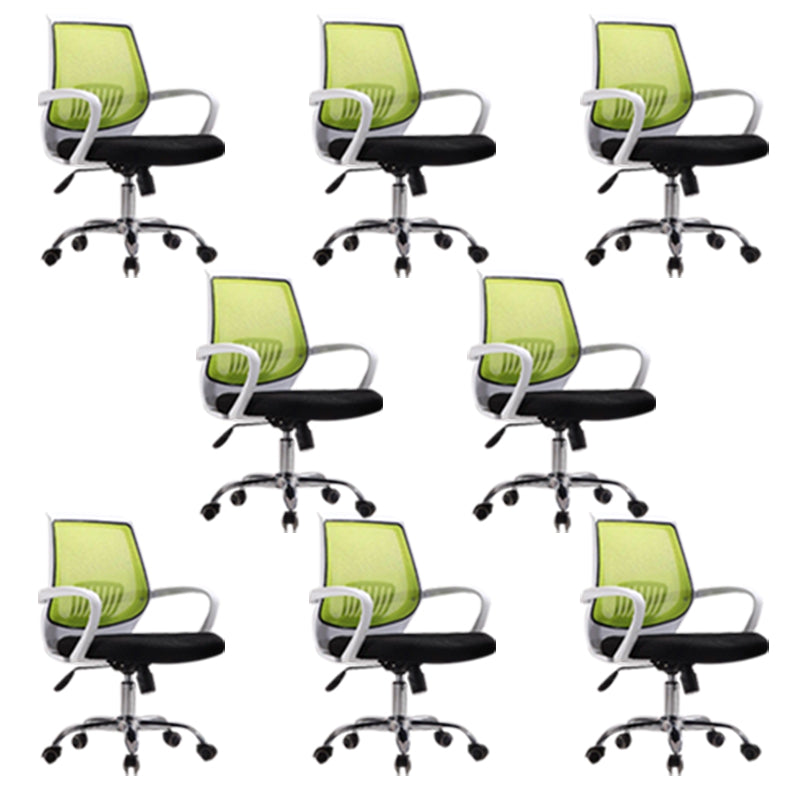 Vaste armen moderne bureaustoel Swivel Lumbar Support Bureau voorzitter