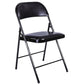 Modern Armless Upholstered Office Chair Leather Metal Office Chair Clearhalo 'furn' 'furn_office_chair' 'Furniture' 'Office Chairs' 'Office Furniture' 'office_chair' 5819422