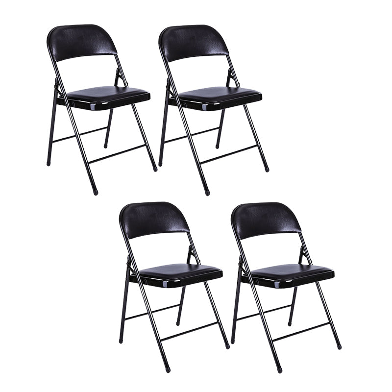 Chaise de bureau moderne sans bras sans bras chaise de bureau en cuir en cuir