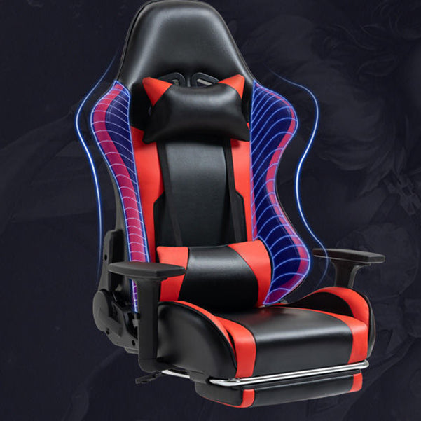 Silla de escritorio moderna silla de computadora de cuero por faux silla con ruedas con ruedas