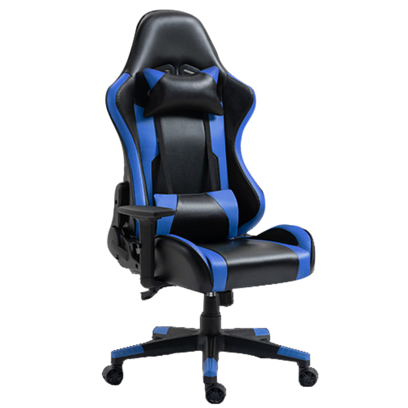 Silla de escritorio moderna silla de computadora de cuero por faux silla con ruedas con ruedas