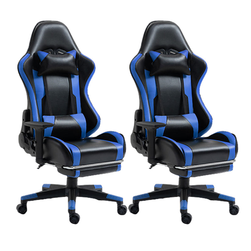 Silla de escritorio moderna silla de computadora de cuero por faux silla con ruedas con ruedas