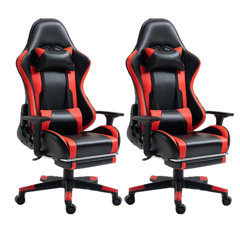 Silla de escritorio moderna silla de computadora de cuero por faux silla con ruedas con ruedas