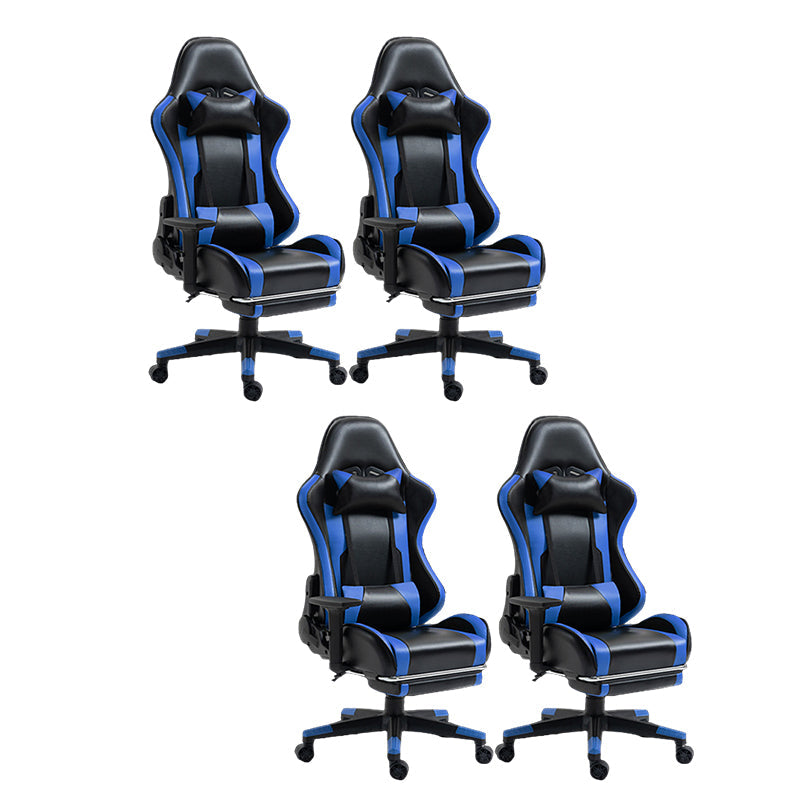 Silla de escritorio moderna silla de computadora de cuero por faux silla con ruedas con ruedas