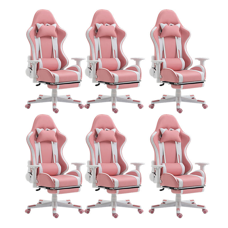 Silla de escritorio moderna silla de computadora de cuero por faux silla con ruedas con ruedas