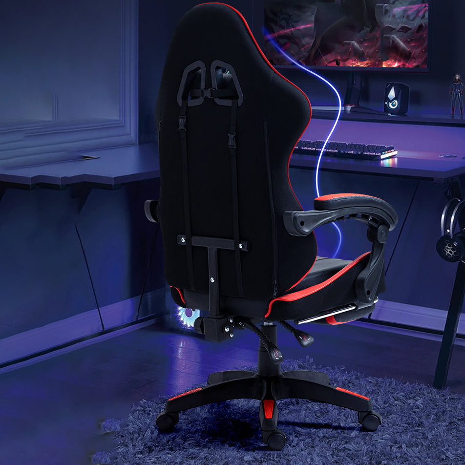 Silla de escritorio moderna silla de computadora de cuero por faux silla con ruedas con ruedas