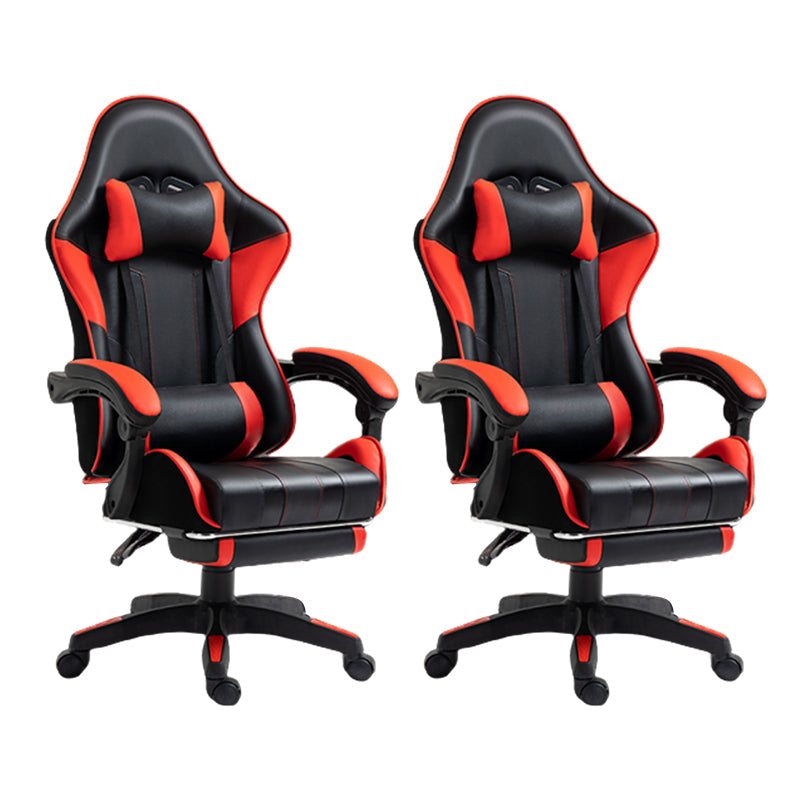 Silla de escritorio moderna silla de computadora de cuero por faux silla con ruedas con ruedas