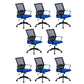 Modern Slide Office Chair with Breathable AirGrid Black Office Chair