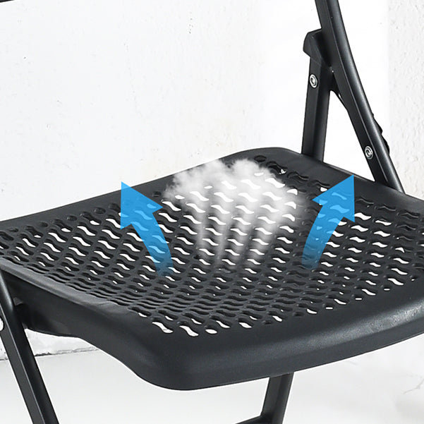 Sedia moderna per ufficio in plastica a braccia senza ruote back office sedia