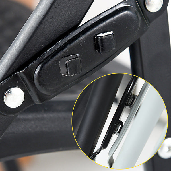 Sedia moderna per ufficio in plastica a braccia senza ruote back office sedia