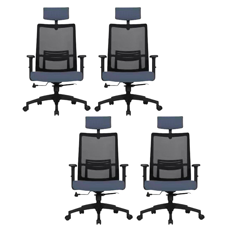 Sedia per computer moderna regolabile sedia a bracciolo sedia da scrivania in nylon