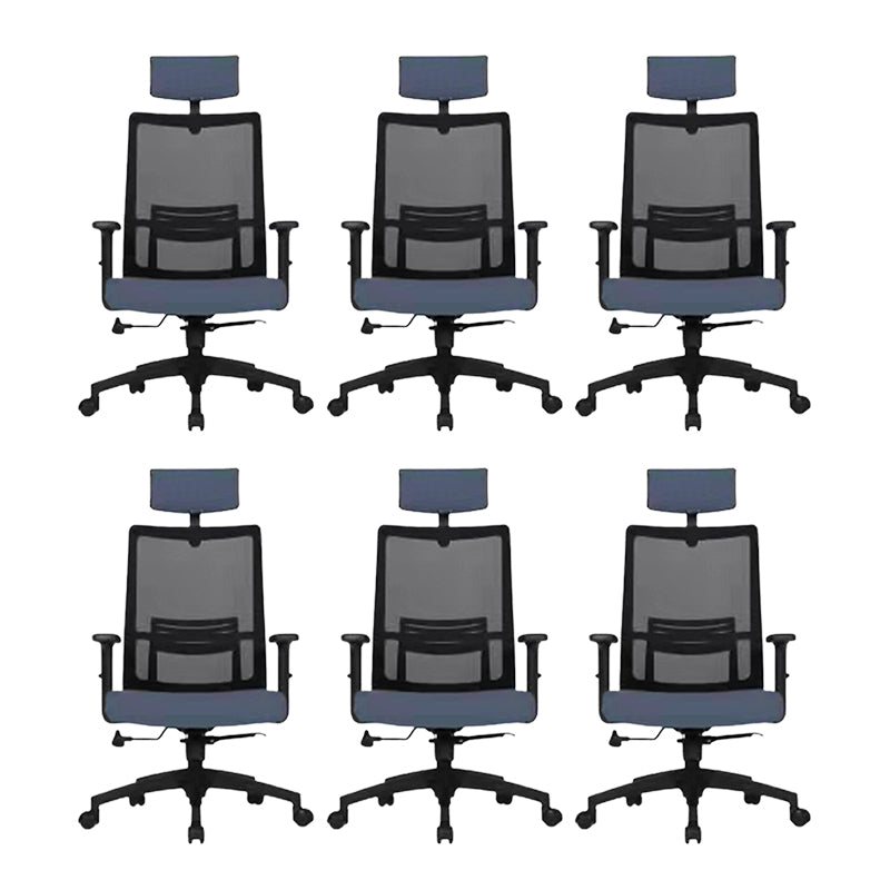 Sedia per computer moderna regolabile sedia a bracciolo sedia da scrivania in nylon