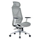 Modern Adjustable Arms Computer Chair with Wheels Nylon Desk Chair Grey 1 Piece With Headrest Clearhalo 'furn' 'furn_office_chair' 'Furniture' 'Office Chairs' 'Office Furniture' 'office_chair' 5819668