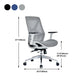 Modern Adjustable Arms Computer Chair with Wheels Nylon Desk Chair Clearhalo 'furn' 'furn_office_chair' 'Furniture' 'Office Chairs' 'Office Furniture' 'office_chair' 5819704
