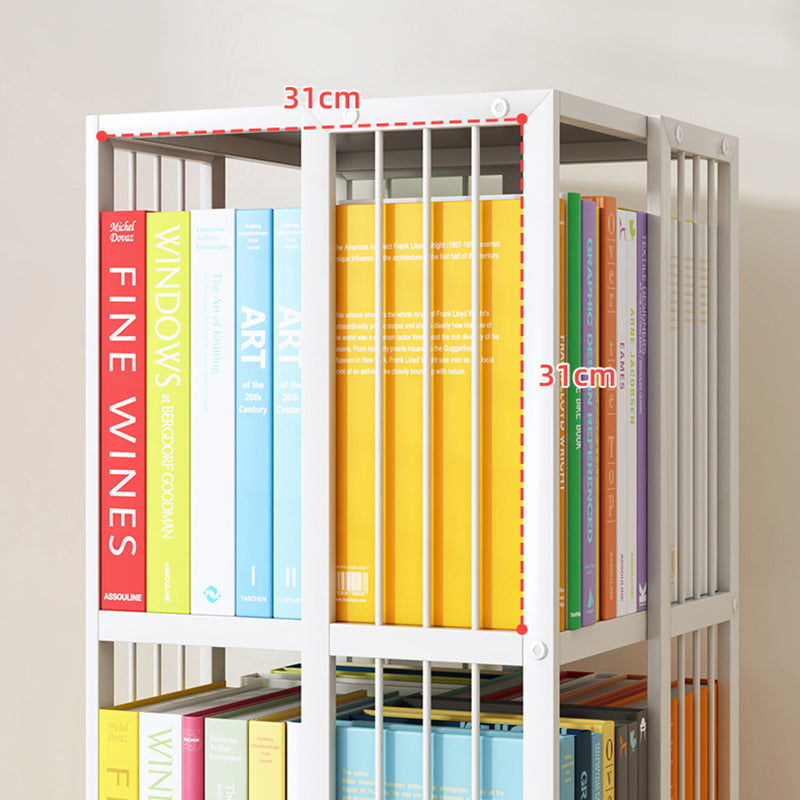 Libreria moderna in metallo puro bianco standard verticale chiuso libreria