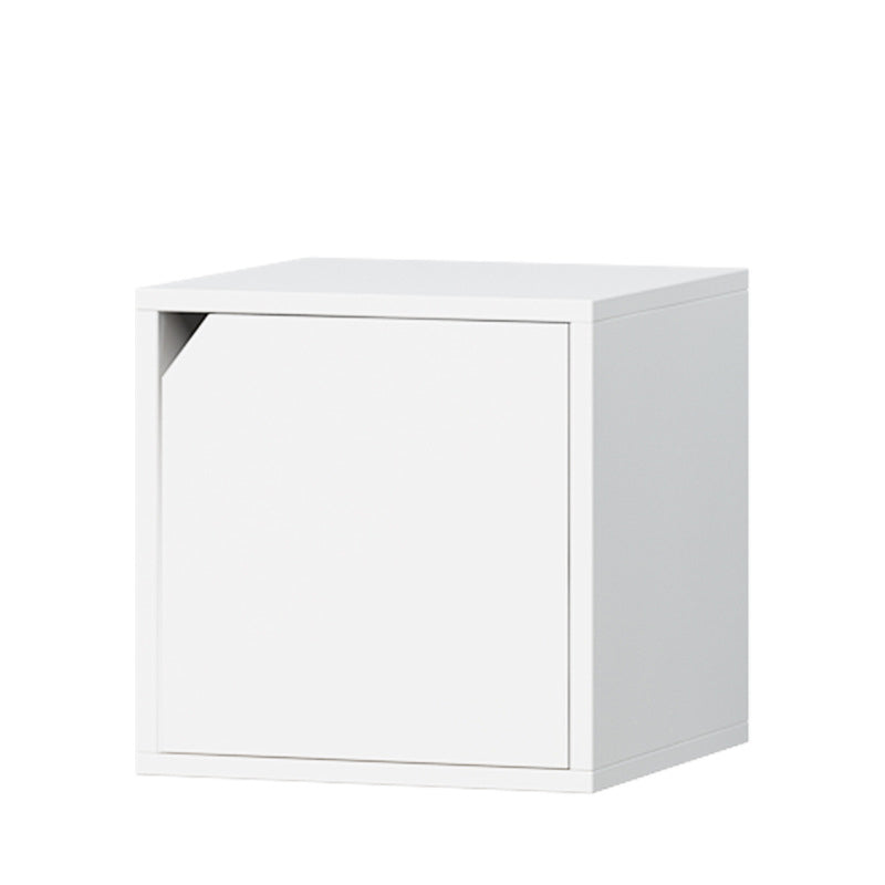 モダンキューブシェルフ本棚木材閉鎖された本の棚の勉強