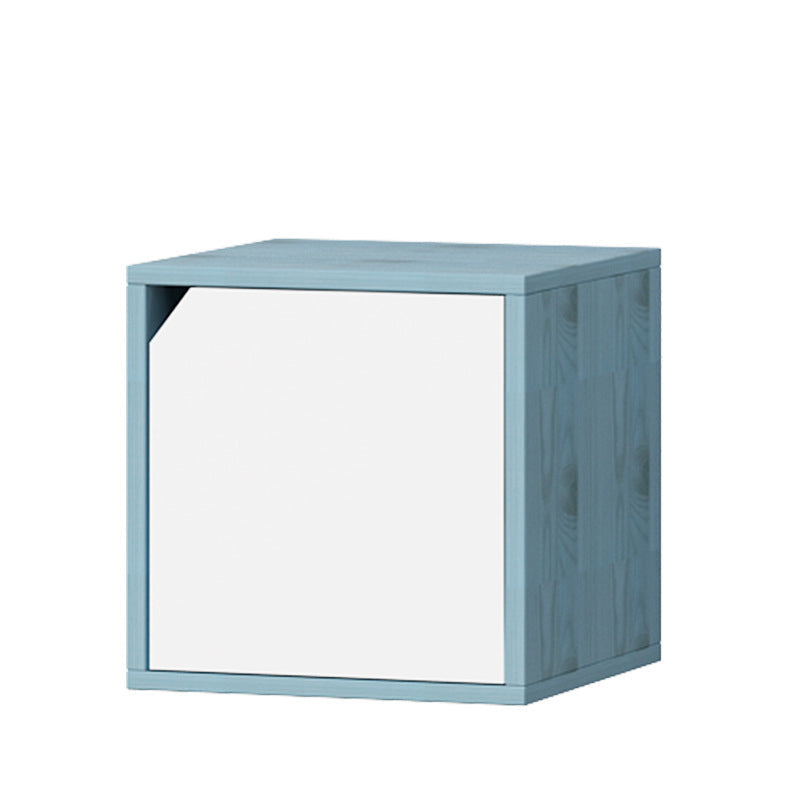 モダンキューブシェルフ本棚木材閉鎖された本の棚の勉強