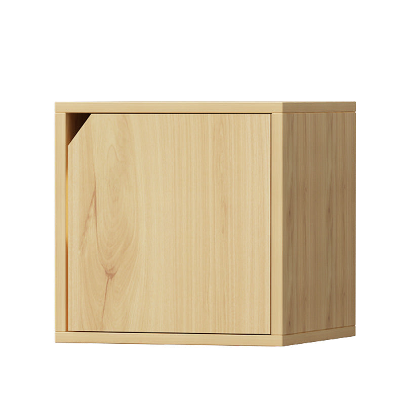 モダンキューブシェルフ本棚木材閉鎖された本の棚の勉強