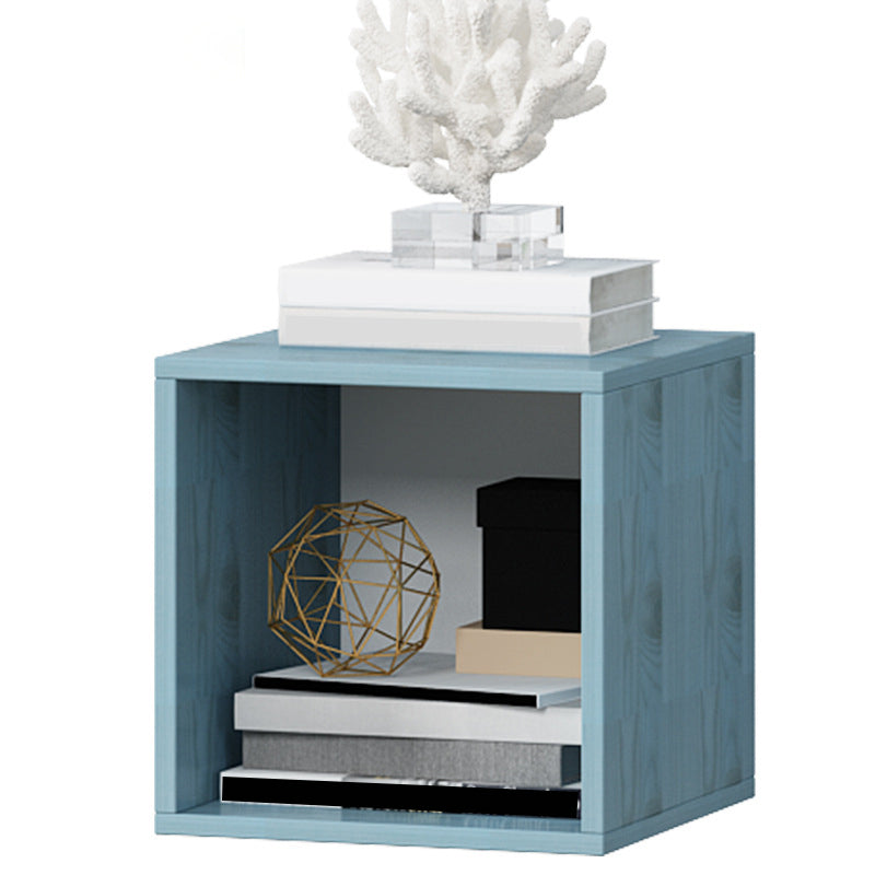 モダンキューブシェルフ本棚木材閉鎖された本の棚の勉強