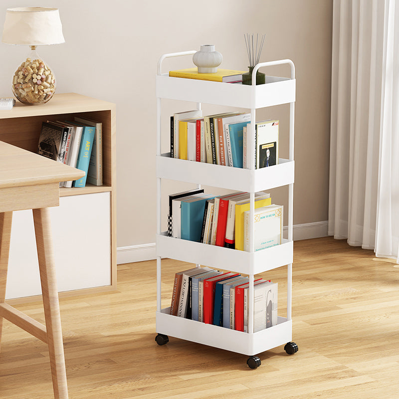 Moderne plastic boekenplank pure witte etagere open plank boekenkast