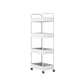 Moderne plastic boekenplank pure witte etagere open plank boekenkast