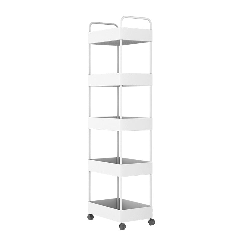 Moderne plastic boekenplank pure witte etagere open plank boekenkast