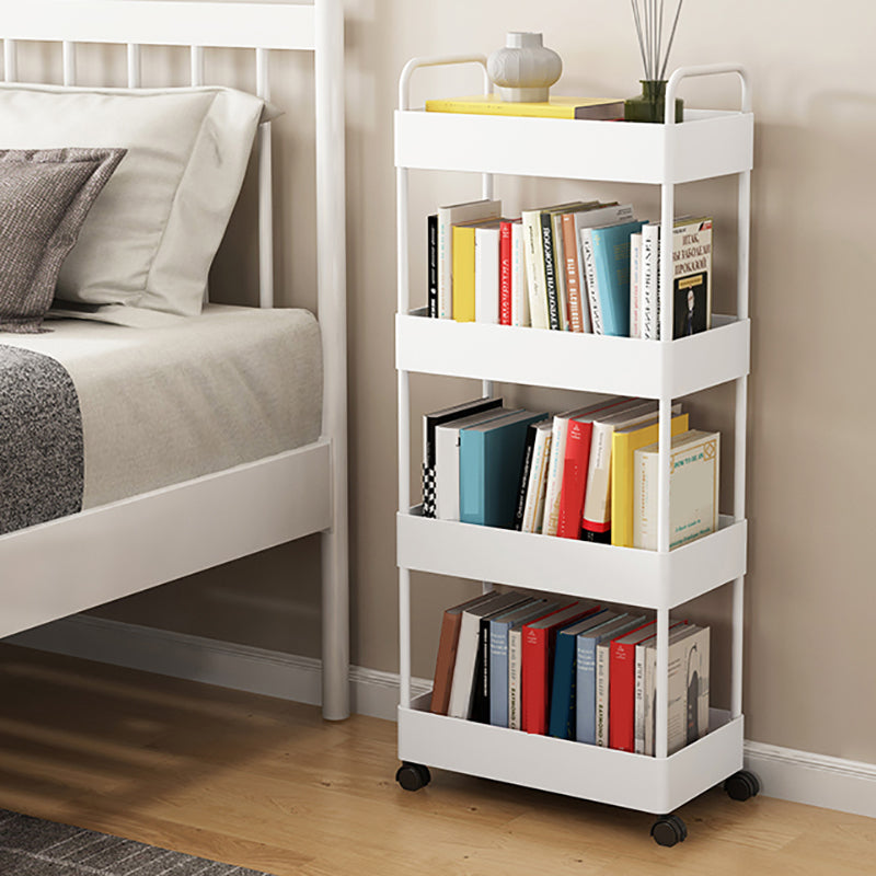 Moderne plastic boekenplank pure witte etagere open plank boekenkast