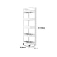 Moderne plastic boekenplank pure witte etagere open plank boekenkast