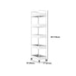 Moderne plastic boekenplank pure witte etagere open plank boekenkast