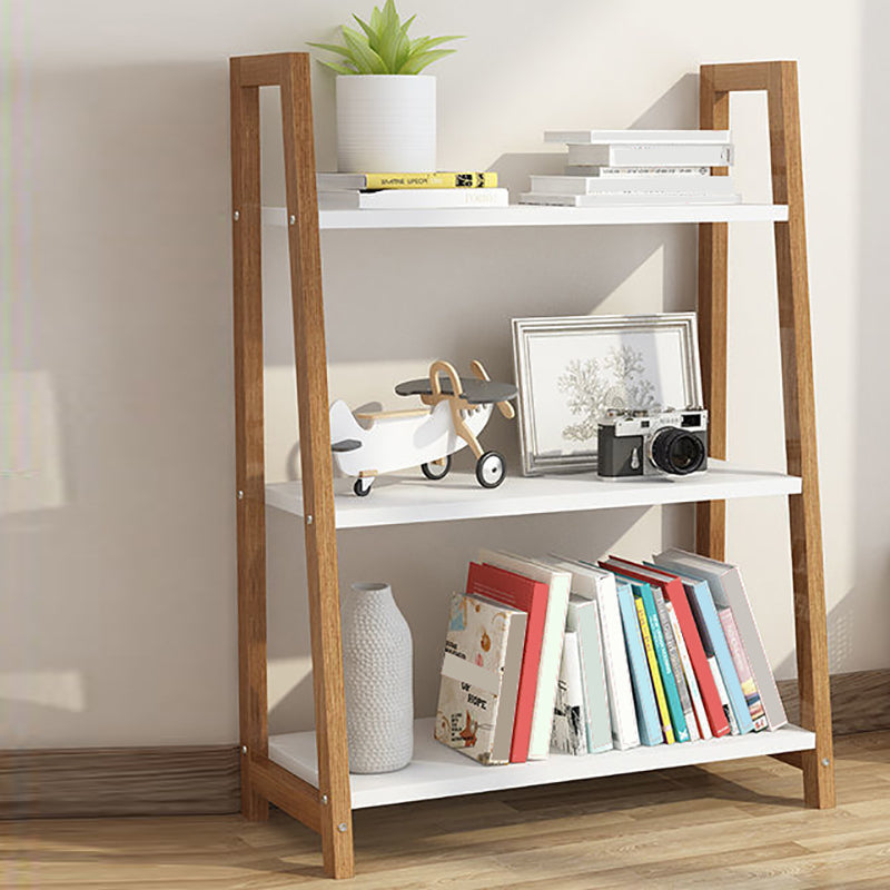 Modern Ladder Shelf Bookcase Wooden Bookshelf for Study Room Clearhalo 'Bookcases' 'furn' 'furn_bookcases' 'Furniture' 'Office Furniture' 5819840