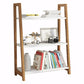Modern Ladder Shelf Bookcase Wooden Bookshelf for Study Room 23.6"L x 11.8"W x 35.4"H Natural Clearhalo 'Bookcases' 'furn' 'furn_bookcases' 'Furniture' 'Office Furniture' 5819844