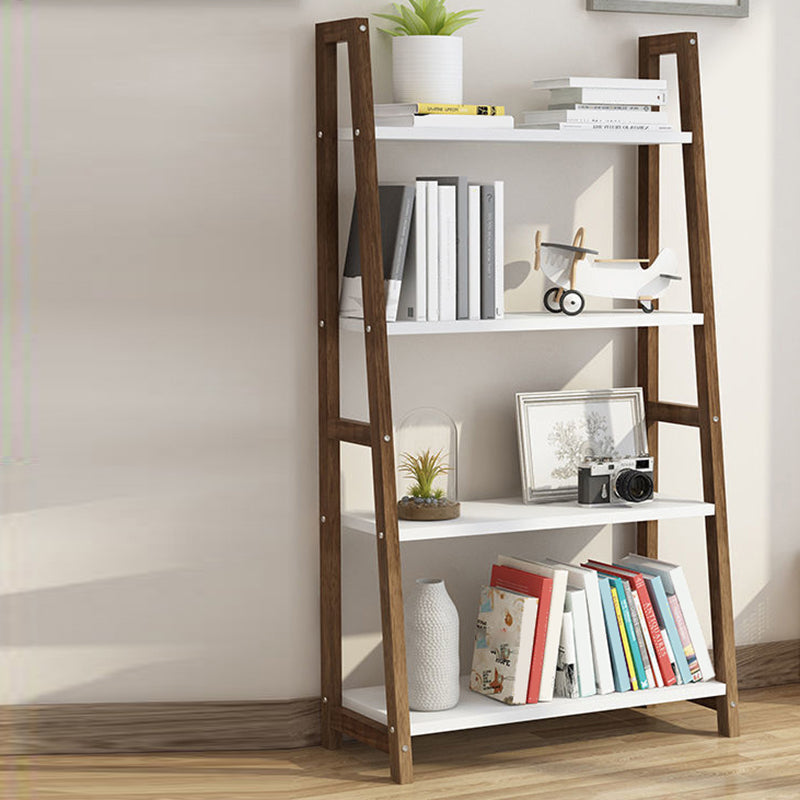 Modern Ladder Shelf Bookcase Wooden Bookshelf for Study Room Clearhalo 'Bookcases' 'furn' 'furn_bookcases' 'Furniture' 'Office Furniture' 5819846