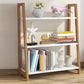 Modern Ladder Shelf Bookcase Wooden Bookshelf for Study Room 27.6"L x 11.8"W x 35.4"H Natural Clearhalo 'Bookcases' 'furn' 'furn_bookcases' 'Furniture' 'Office Furniture' 5819848