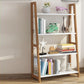 Modern Ladder Shelf Bookcase Wooden Bookshelf for Study Room 27.6"L x 11.8"W x 43.3"H Natural Clearhalo 'Bookcases' 'furn' 'furn_bookcases' 'Furniture' 'Office Furniture' 5819861