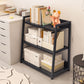 11.81" Wide Ladder Bookshelf Contemporary Metal and Wood Bookcase Clearhalo 'Bookcases' 'furn' 'furn_bookcases' 'Furniture' 'Office Furniture' 5819905