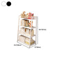 11.81" Wide Ladder Bookshelf Contemporary Metal and Wood Bookcase Clearhalo 'Bookcases' 'furn' 'furn_bookcases' 'Furniture' 'Office Furniture' 5819936