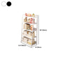 11.81" Wide Ladder Bookshelf Contemporary Metal and Wood Bookcase Clearhalo 'Bookcases' 'furn' 'furn_bookcases' 'Furniture' 'Office Furniture' 5819938