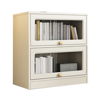 Modern Engineered Wood Bookshelf Standaard gesloten achterste boekenkast met deuren