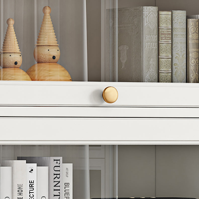 Modern Engineered Wood Bookshelf Standaard gesloten achterste boekenkast met deuren