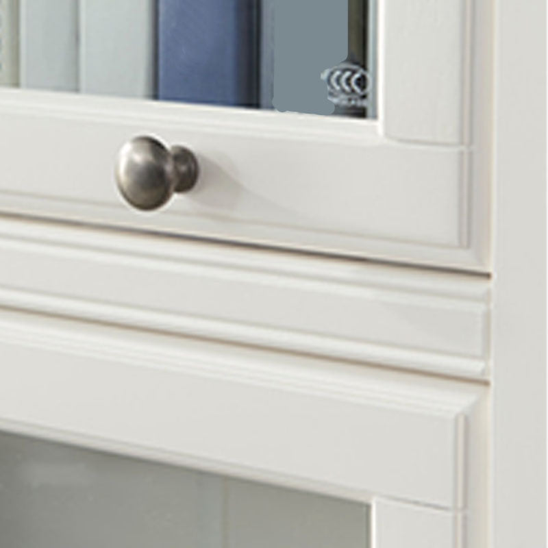 Libreria bianca contemporanea Scaffale di libri di legno standard