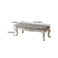 13.8" W Victorian Wood Seating Bench Cushioned Entryway Bench Clearhalo 'Benches' 'Chairs & Seating' 'furn' 'furn_benches' 'Furniture' 'Living Room Furniture' 5820155