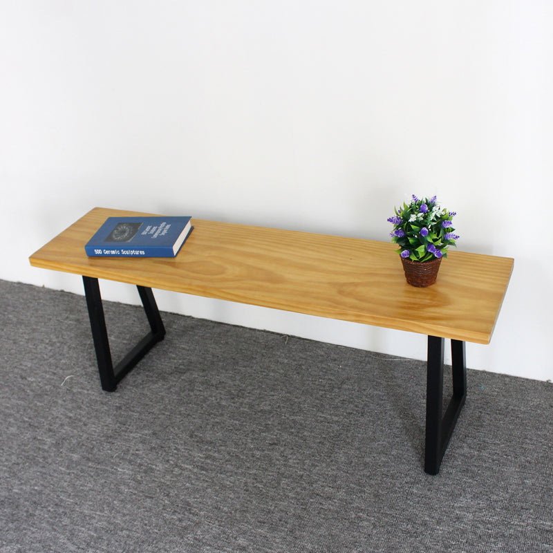 Rectangle 13.8" Wide Entryway Bench Modern Wood Seating Bench Clearhalo 'Benches' 'Chairs & Seating' 'furn' 'furn_benches' 'Furniture' 'Living Room Furniture' 5820173