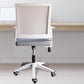Modern & Contemporary Wheels Chair Fabric Desk Chair Mid-Back Office Chair