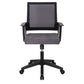 Modern & Contemporary Wheels Chair Fabric Desk Chair Mid-Back Office Chair