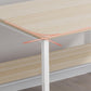 28.3 "H Escritorio de escritura de escritorio Contemporáneo de madera Desk of Office Rectangular